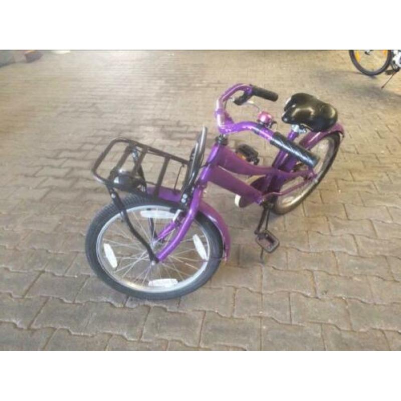 20 inch kinderfiets meisje paars