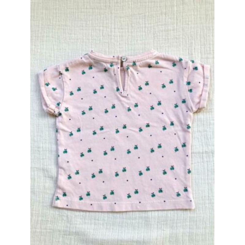 Emile et Ida shirt & broekje lichtroze mt 62