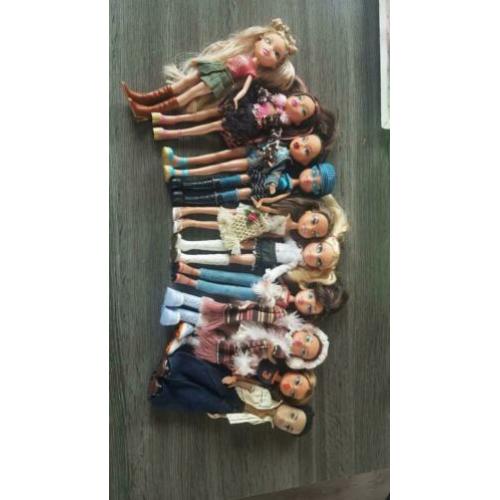 Bratz poppen 10 stuks waaronder 1 jongen/man