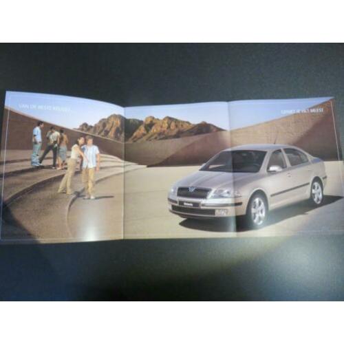 autofolder / brochure Skoda Octavia modeljaar 2004