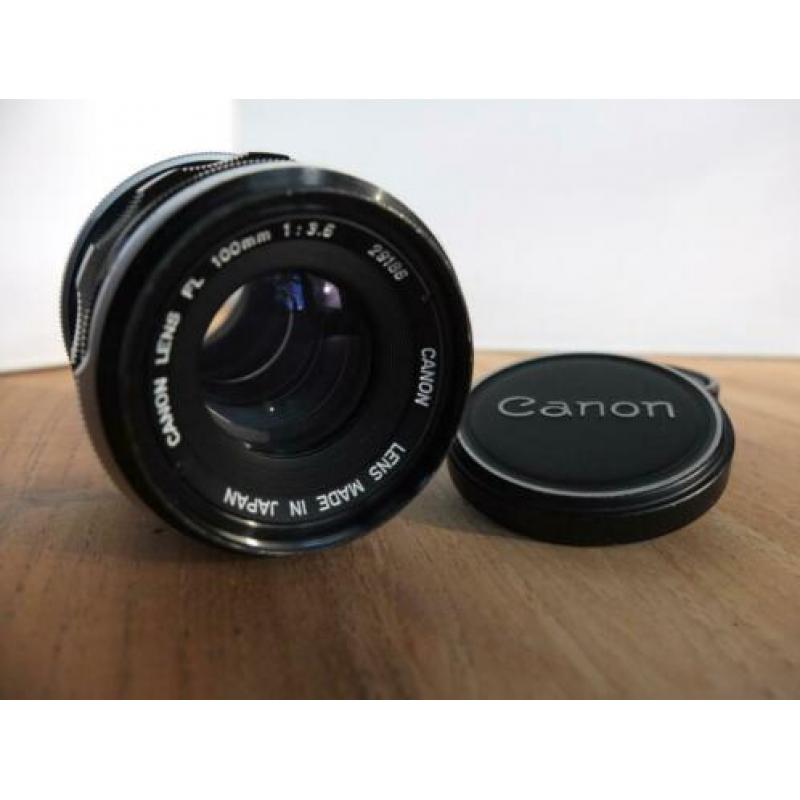 ? Canon FL FD , 100 mm 3.5 Portret , KLASSIEK, Uitstekend