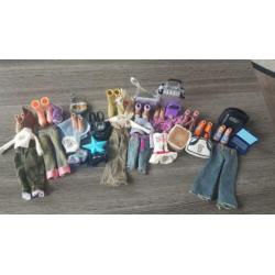Bratz poppen 10 stuks waaronder 1 jongen/man