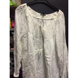 Wit kiabi dames top,maat:L/XL
