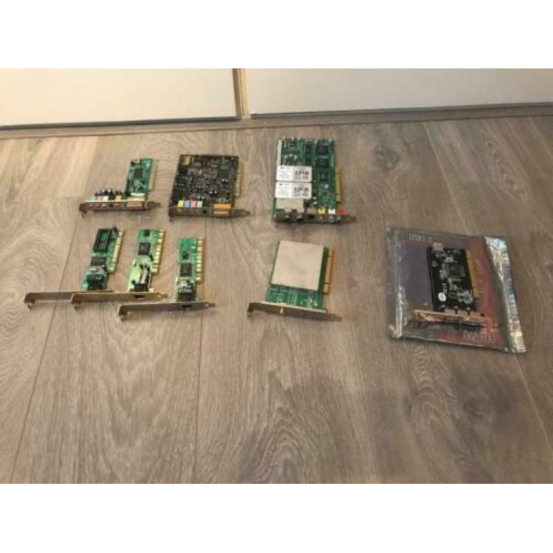 retro - partij PC hardware, usb, geluid, netwerk,