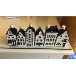 6 KLM Bols gevuld en jaartal. Nrs12-17-33-36-75(klm) en 82.