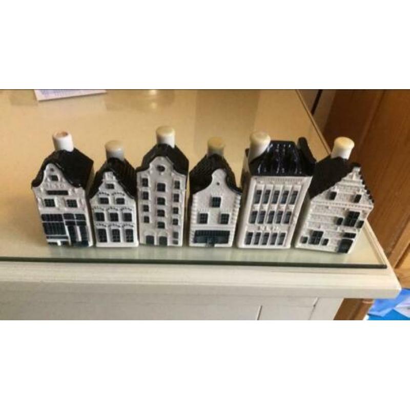 6 KLM Bols gevuld en jaartal. Nrs12-17-33-36-75(klm) en 82.