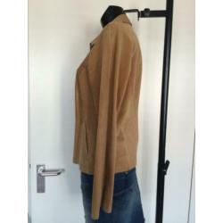 Santa Croce Italy leren / suede jasje, maat 38/40