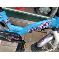 Batavus koala kinderfiets 16" inclusief zijwieltjes.