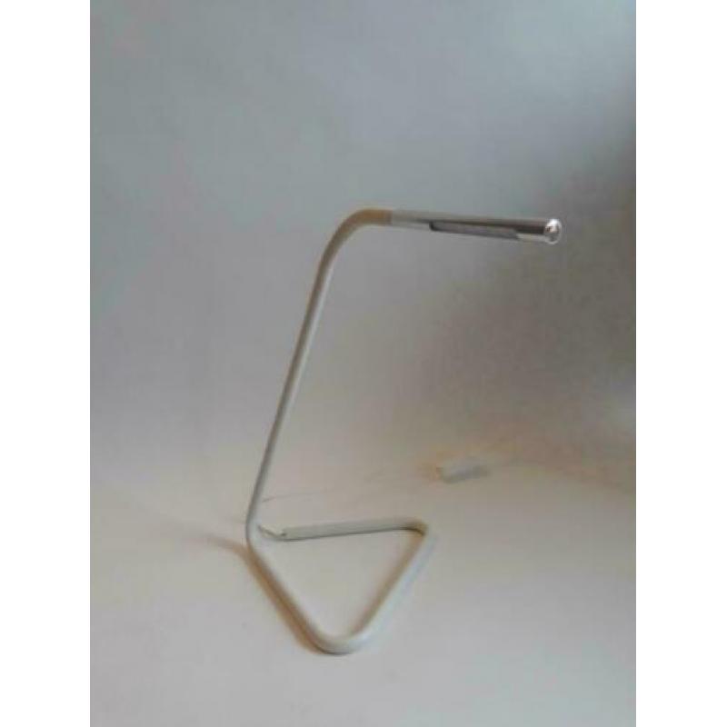 Led Bureaulamp wit/zilverkleurig
