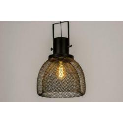 hanglamp industrieel zwart slaapkamer eethoek bar tafel lamp