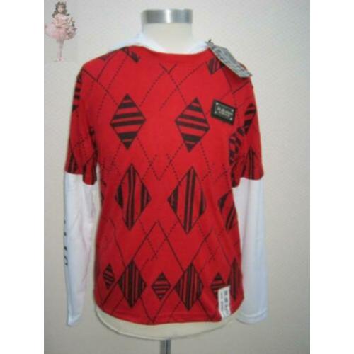 UITVERKOOP Nieuw jongens shirt 2 kleuren mt. 98 t/m 152