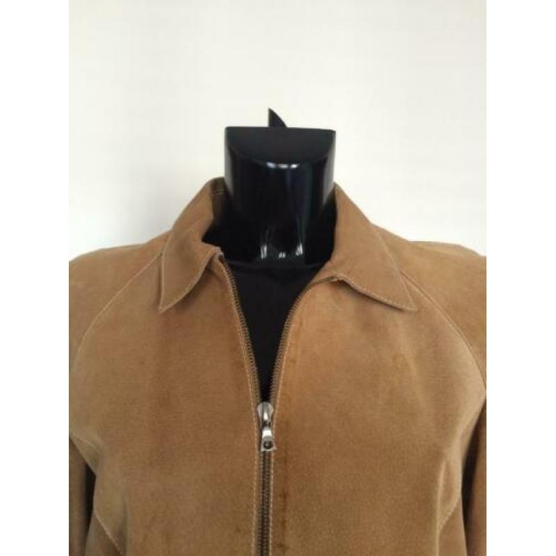 Santa Croce Italy leren / suede jasje, maat 38/40