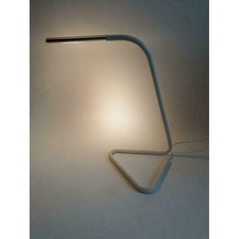 Led Bureaulamp wit/zilverkleurig