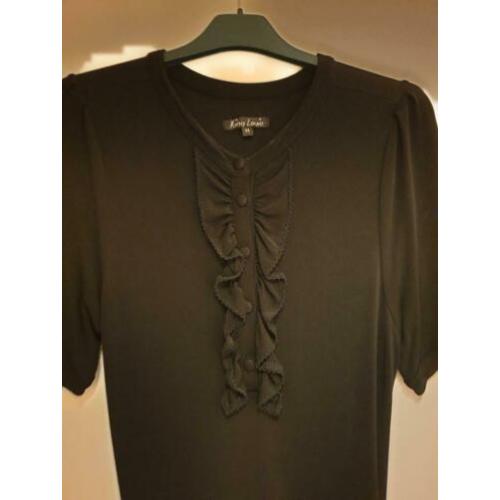king louie zgan jurk m swingdress zwart