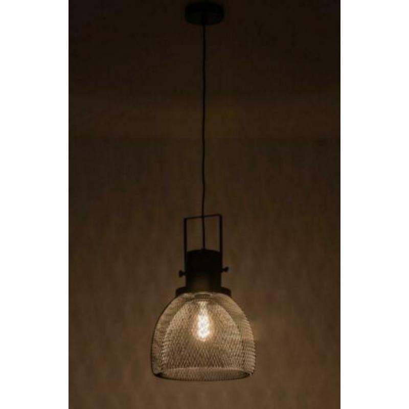 hanglamp industrieel zwart slaapkamer eethoek bar tafel lamp