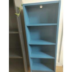 Boekenkastje blauw