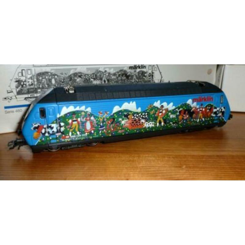 Marklin SBB Re460 H0 reclame loc Alpaufzug