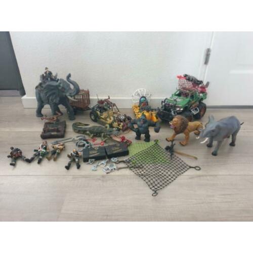 Speelgoed dieren quest wild chap mei olifant leeuw gorilla