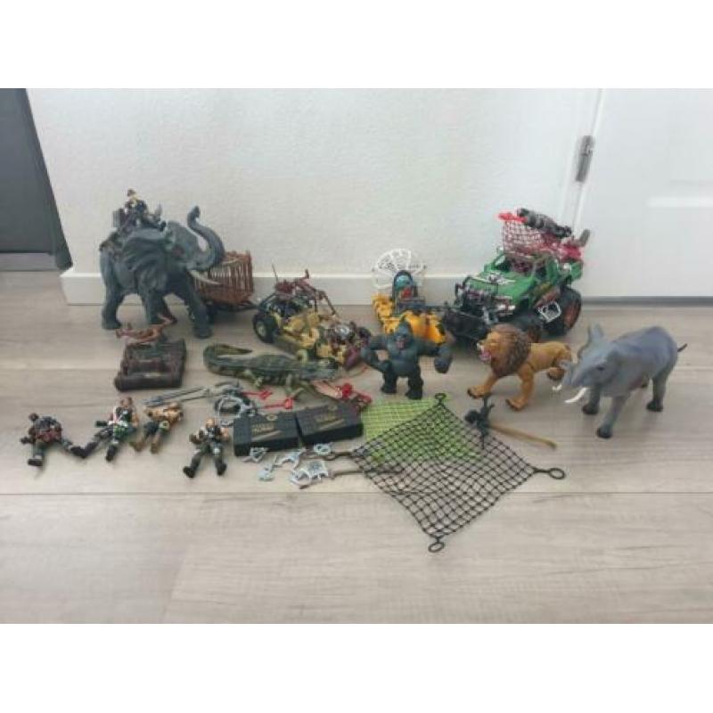 Speelgoed dieren quest wild chap mei olifant leeuw gorilla