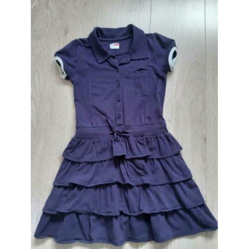 Jurk Name it maat 128-134 zgan blauw