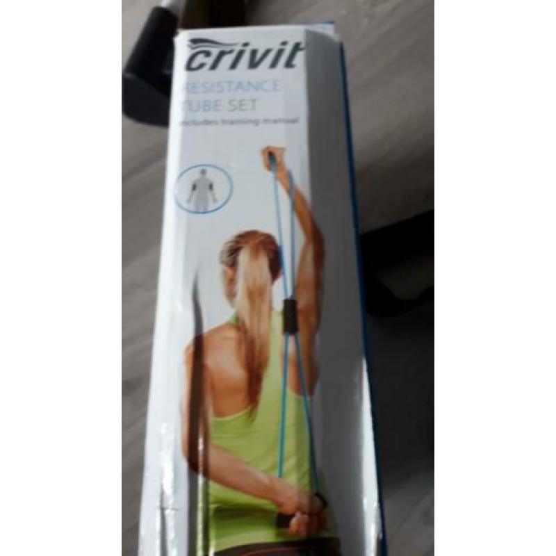 Fitness pilates elastieken. Gratis springtouw