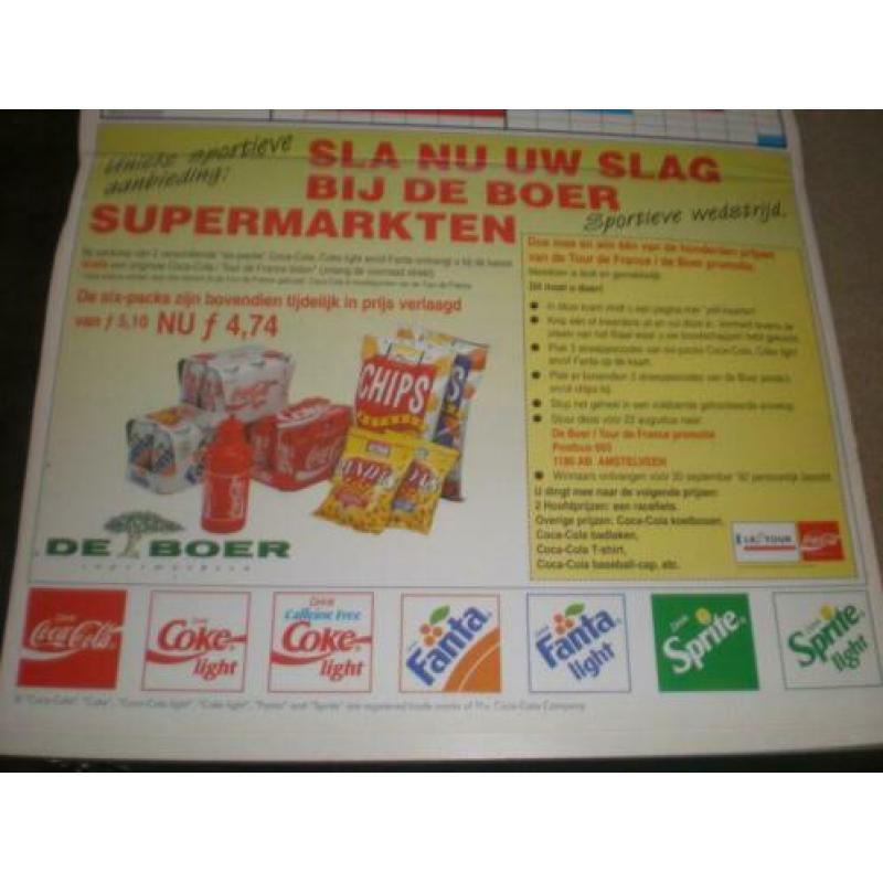 Coca Cola folder 1992 Olympische spelen