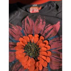 Flo shirt 116 + gratis shirt van een paard.