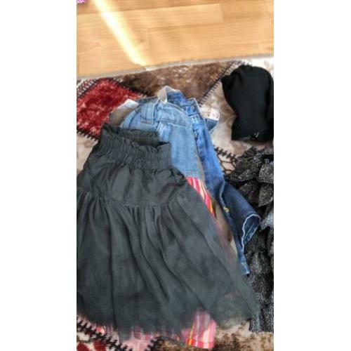 Meisje kleding maat 104 tot 116