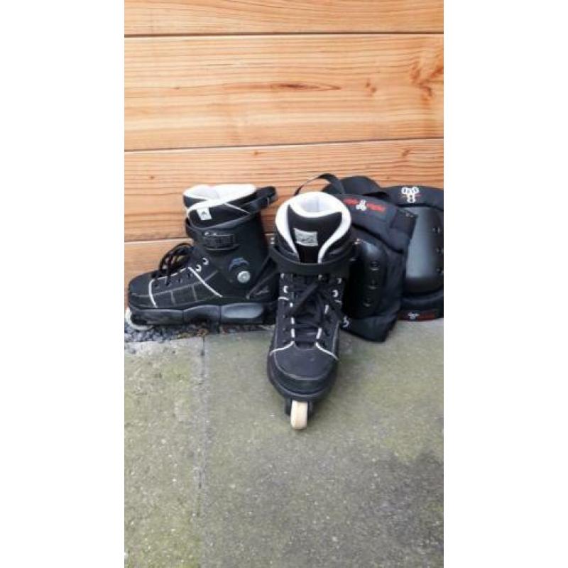 T.k stuntskates merk razor met bescherming. Maat 42.5