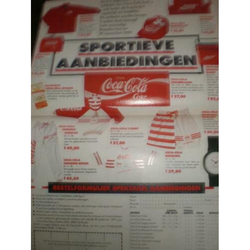 Coca Cola folder 1992 Olympische spelen