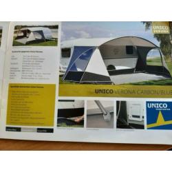 UNICO Verona carbon blue maat 10 caravanluifel