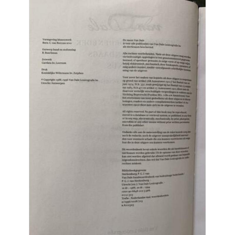 Van Dale woordenboek Nederlands
