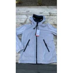Zomerjack CP Company lichtgrijs met zwarte details maat 152