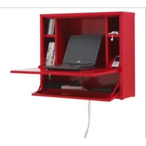 Ikea PS hangend bureautje - laptop kastje -werkstation