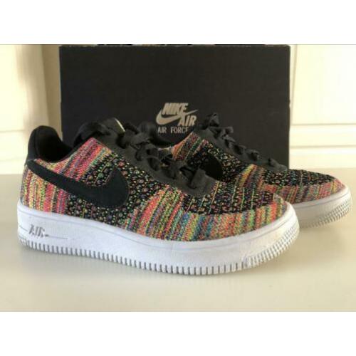 Nike Air Force 1 Flyknit Multicolour 38 gedragen