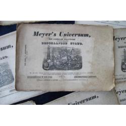 10 stuks Meyer's Universum 1836/1837/1845