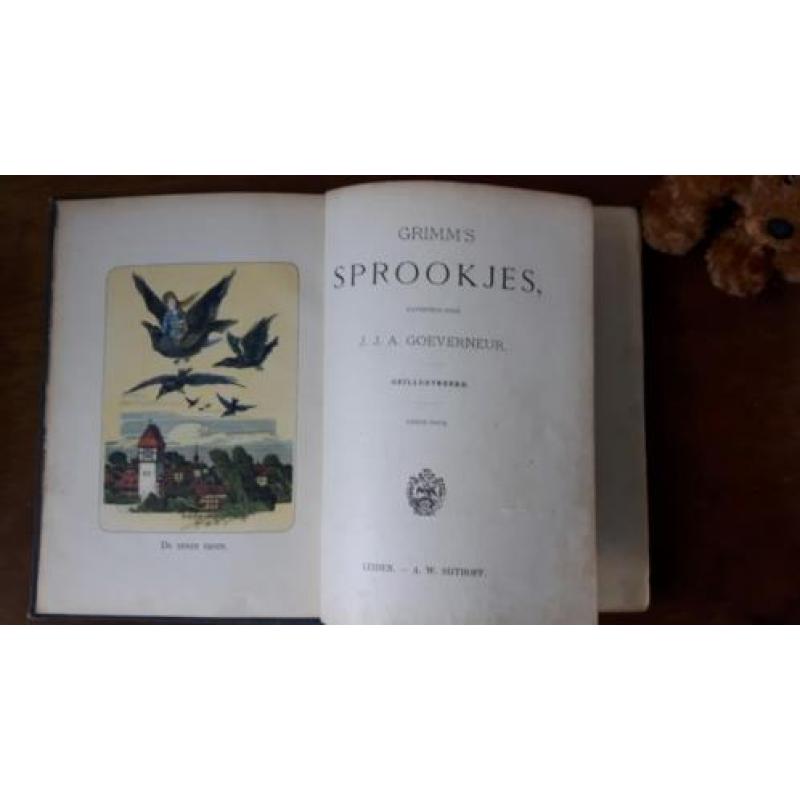 Oud boekje met de sprookjes van Grimm