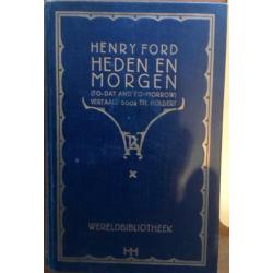 vintage boek van Henry Ford uit 1927