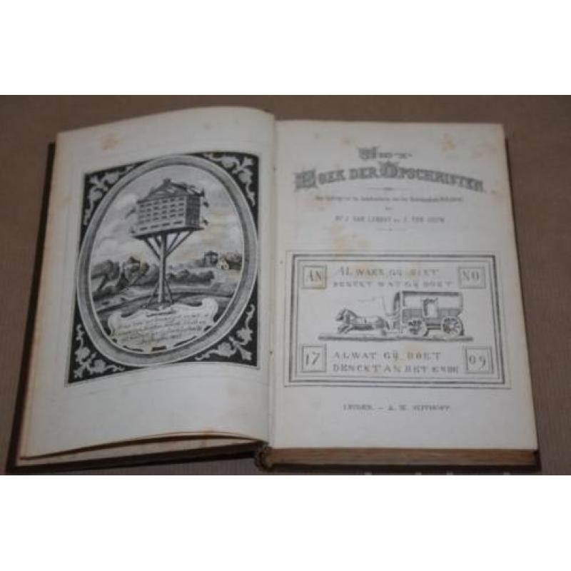 Het Boek der Opschriften - Van Lennep & ter Gouw - 1880 !!