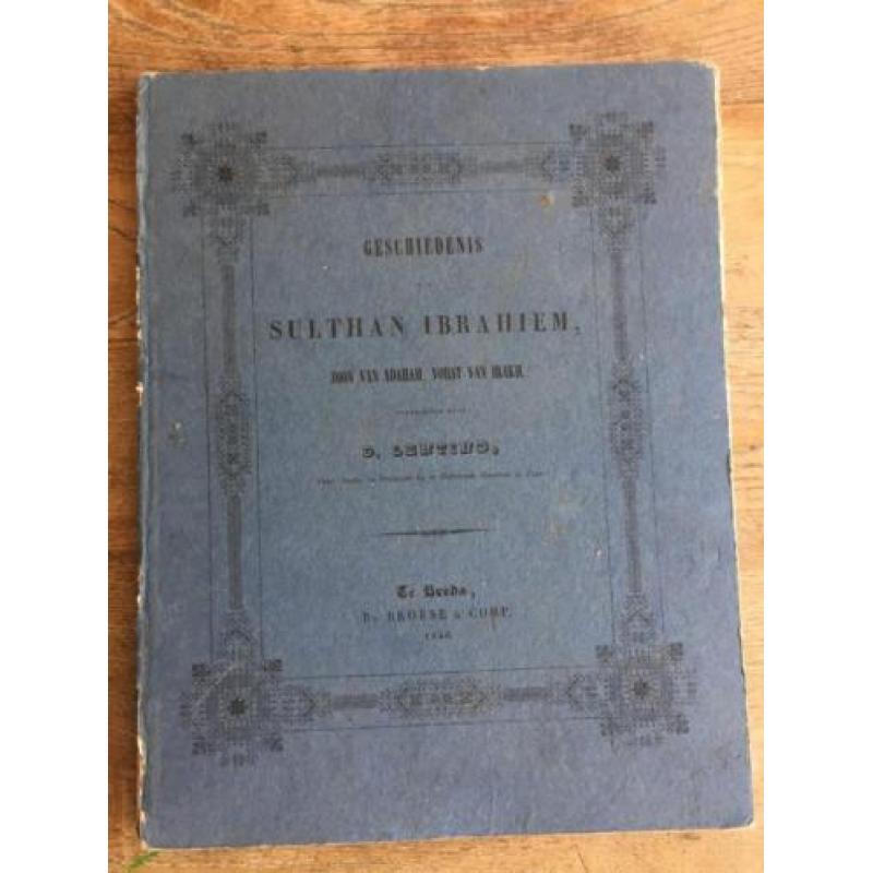 Geschiedenis van sulthan Ibrahiem vorst van Irakh 1846