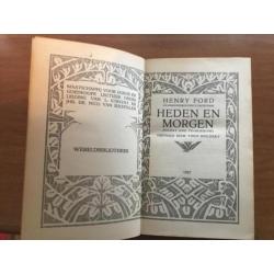 vintage boek van Henry Ford uit 1927