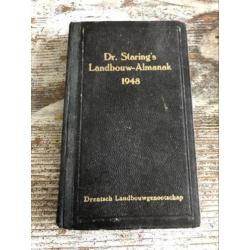 Landbouw almanak Dr. Starings oude agenda 1948
