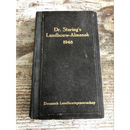Landbouw almanak Dr. Starings oude agenda 1948