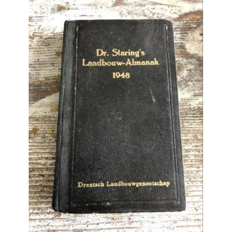 Landbouw almanak Dr. Starings oude agenda 1948