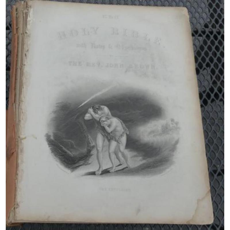 The Holy Bible John Brown ongeveer 1880
