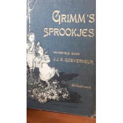 Oud boekje met de sprookjes van Grimm