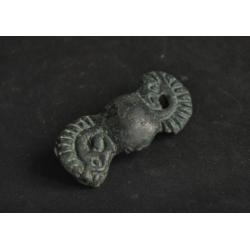 Scythisch applique met paardenhoofden, 300 BC bodemvondst