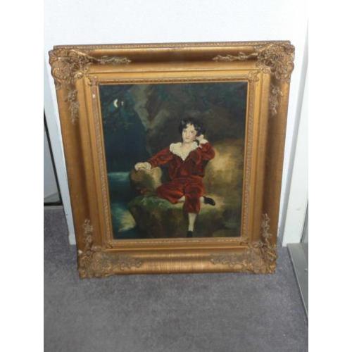 "Little Lord Fauntleroy" - Oud Schilderij van J.F. Bounding