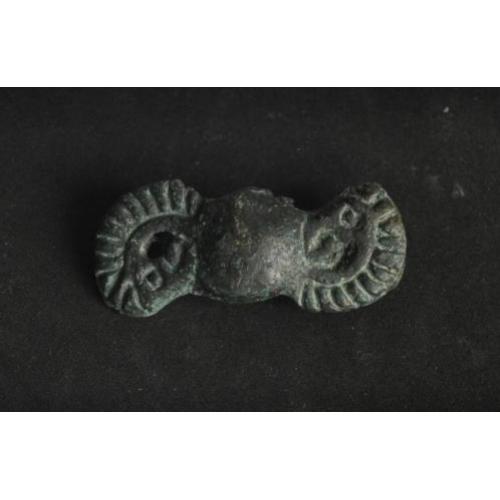 Scythisch applique met paardenhoofden, 300 BC bodemvondst