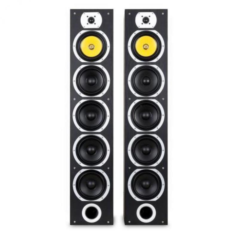 Fenton SHFT57B 600 watt 4-weg HiFi Vloerstaande speakerset